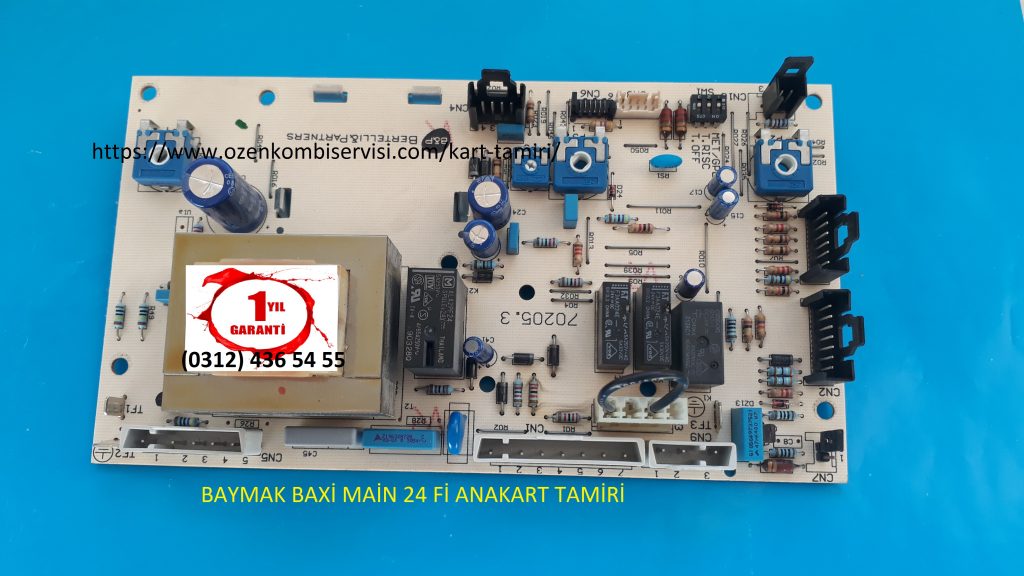 Baymak Baxi Main 24 Fi Elektronik Kart Tamiri